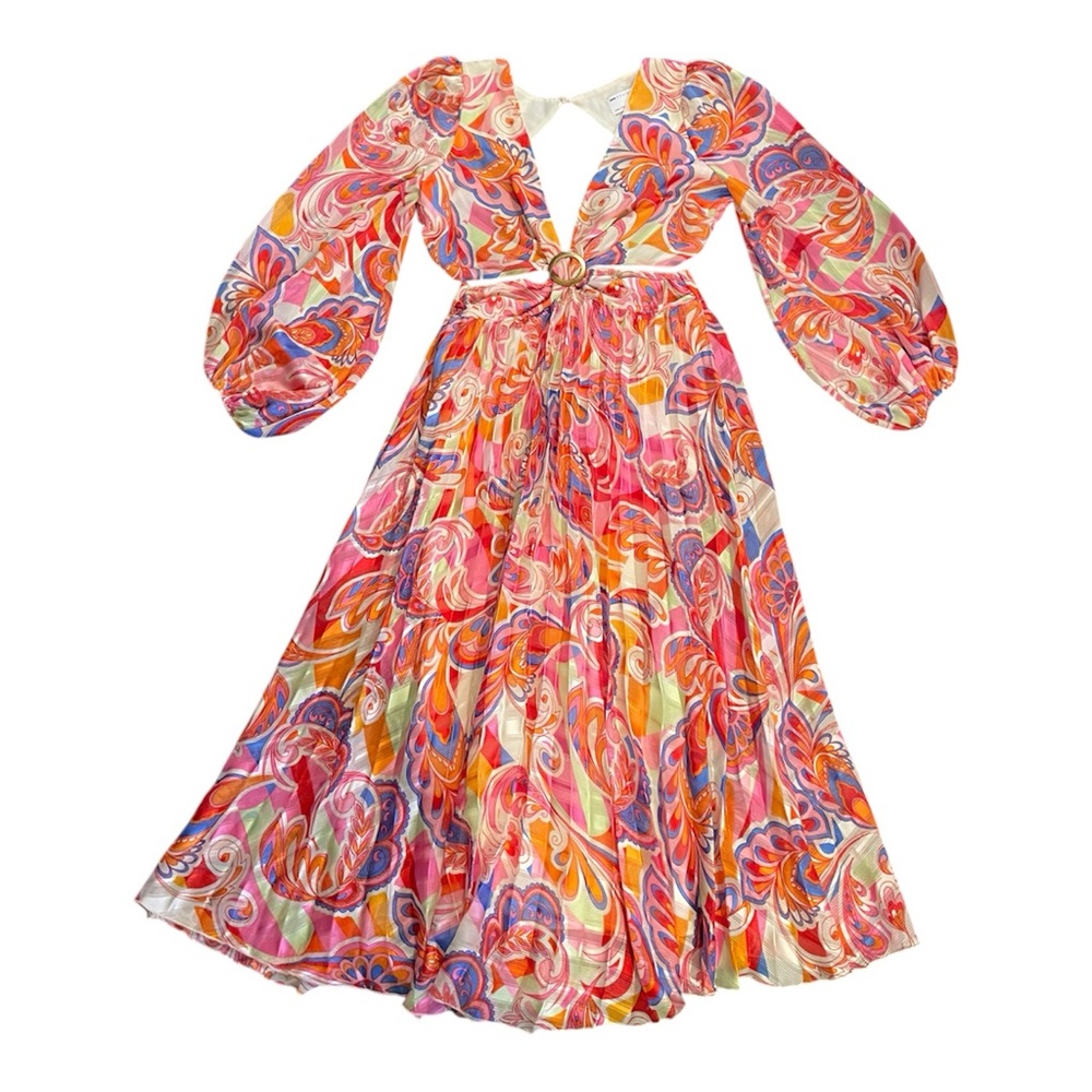 ASOS Multicolor Paisley Maxi Dress